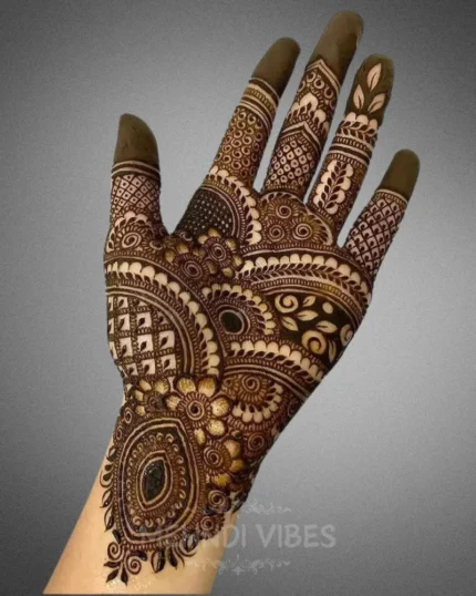 Ananya Stylish Front Hand Mehndi Design