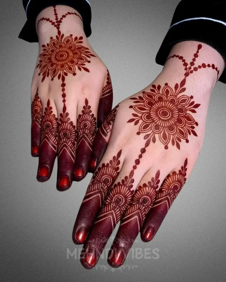 Kanishka Beautiful Mehndi Design