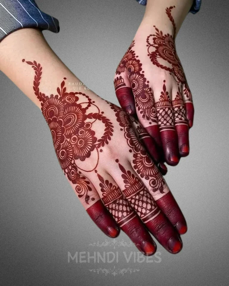 Sharini Modern Mehndi Design