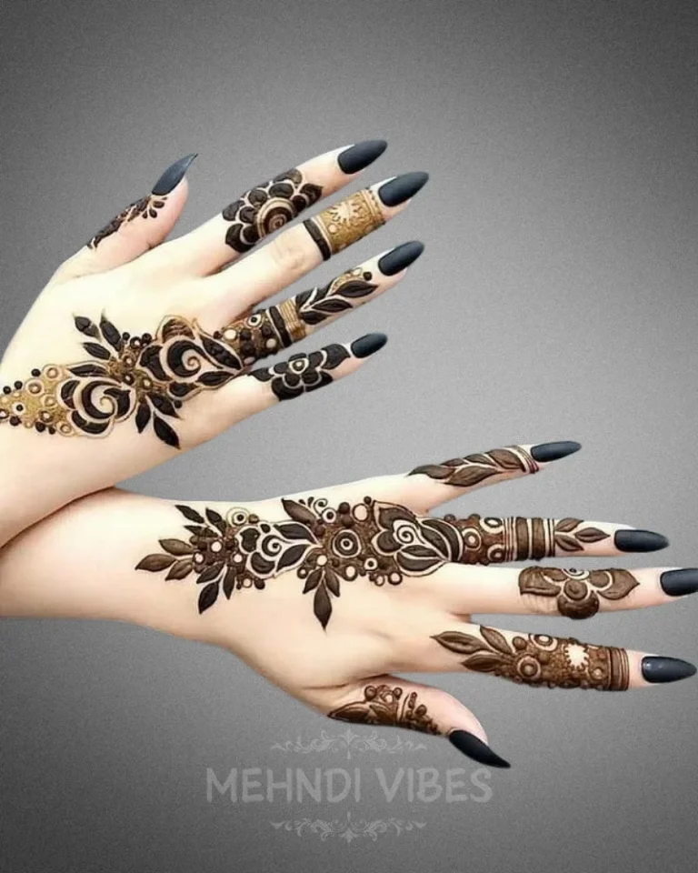 Vishakha Modern Mehndi Design